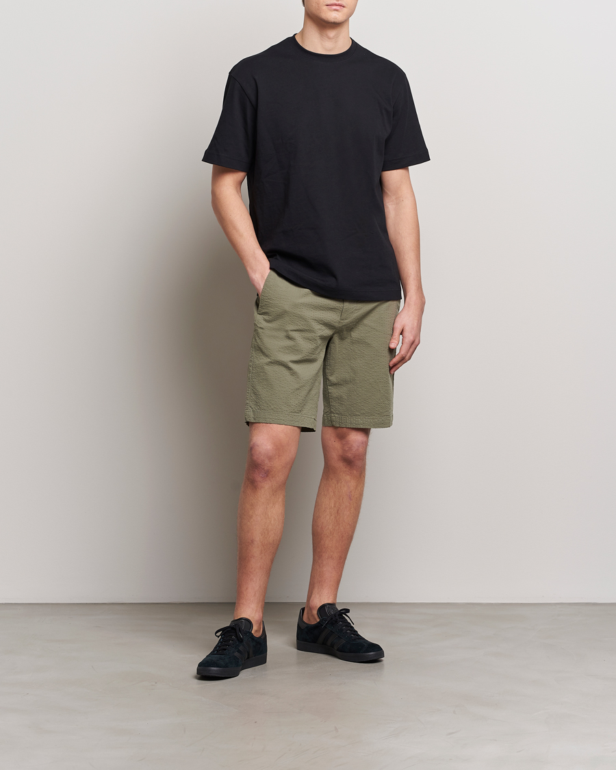 Uomini | Pantaloncini | Dockers | Cotton Stretch Seersucker Chino Shorts Camo