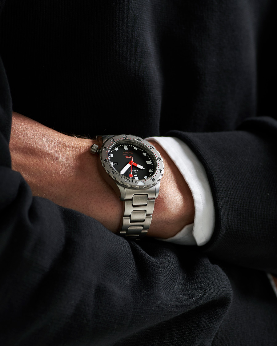 Uomini | Fine watches | Sinn | U50 Diving Watch 41mm Black Dial