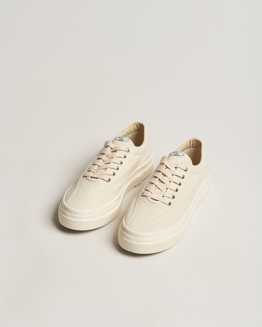 Uomini | Sneakers | Stepney Workers Club | Delllow Canvas Sneaker Ecru Raw