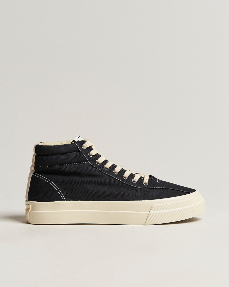 Uomini | Stepney Workers Club Varden High Top Canvas Sneaker Black | Stepney Workers Club | Varden High Top Canvas Sneaker Black