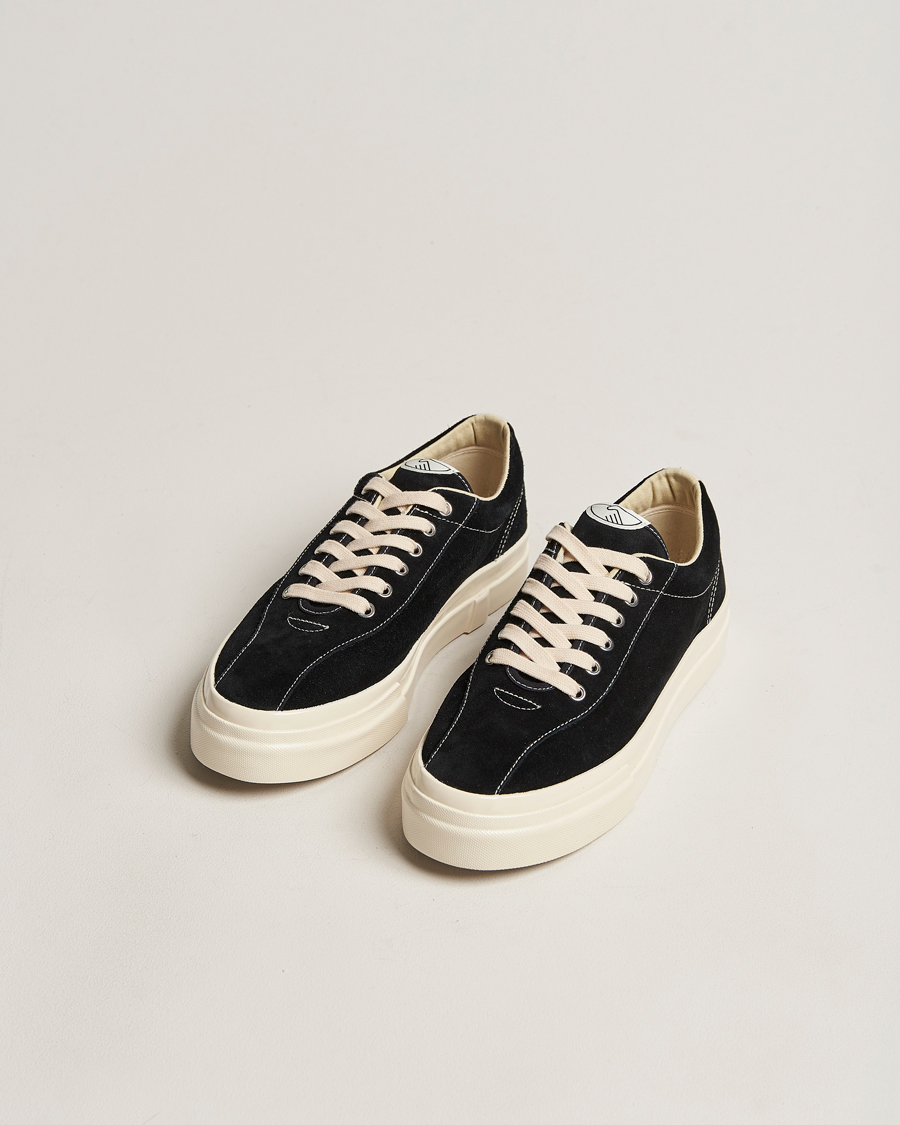 Uomini | Stepney Workers Club | Stepney Workers Club | Dellow Suede Sneaker Black/Ecru