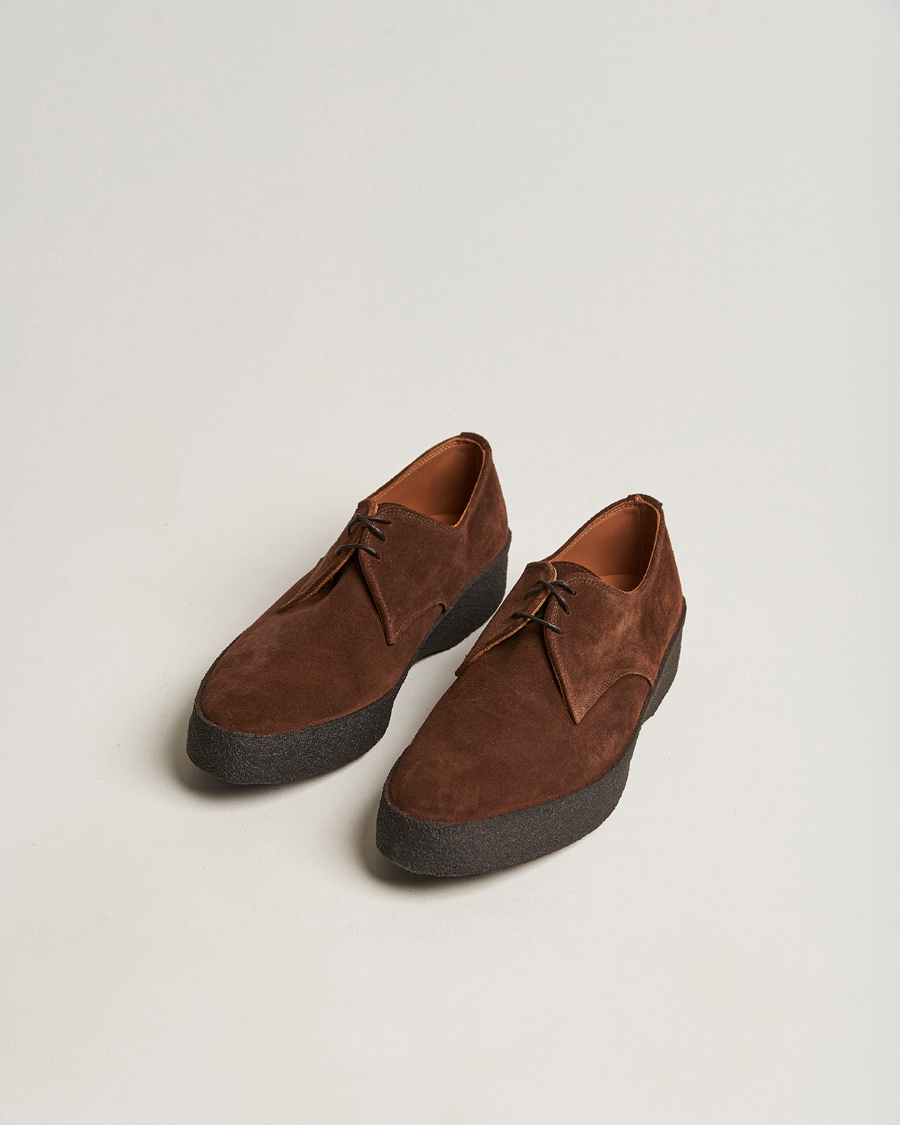 Uomini | Sanders | Sanders | Gibson Lo Top Derby Polo Snuff Suede