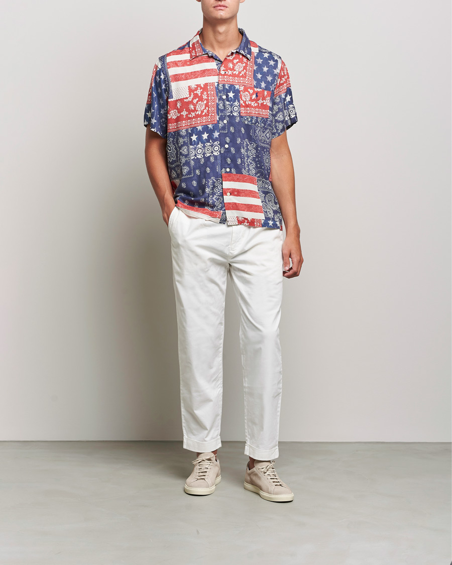 Uomini | Camicie | Polo Ralph Lauren | Printed Short Sleeve Resort Collar Shirt Multi