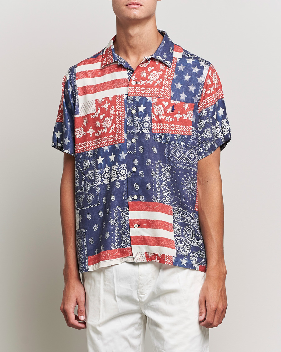 Uomini | Camicie | Polo Ralph Lauren | Printed Short Sleeve Resort Collar Shirt Multi