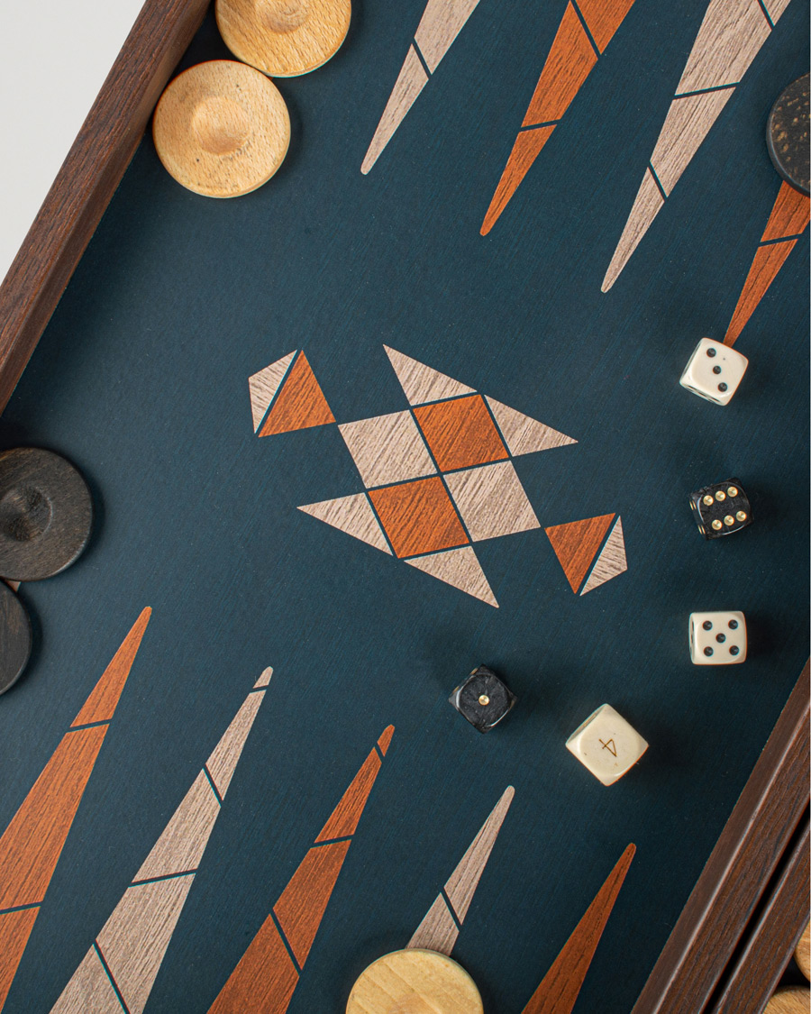 Uomini | Giochi | Manopoulos | Wooden Creative Boho Chic Backgammon 