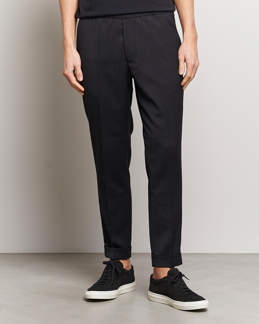 Uomini |  | Filippa K | Terry Cropped Trousers Black