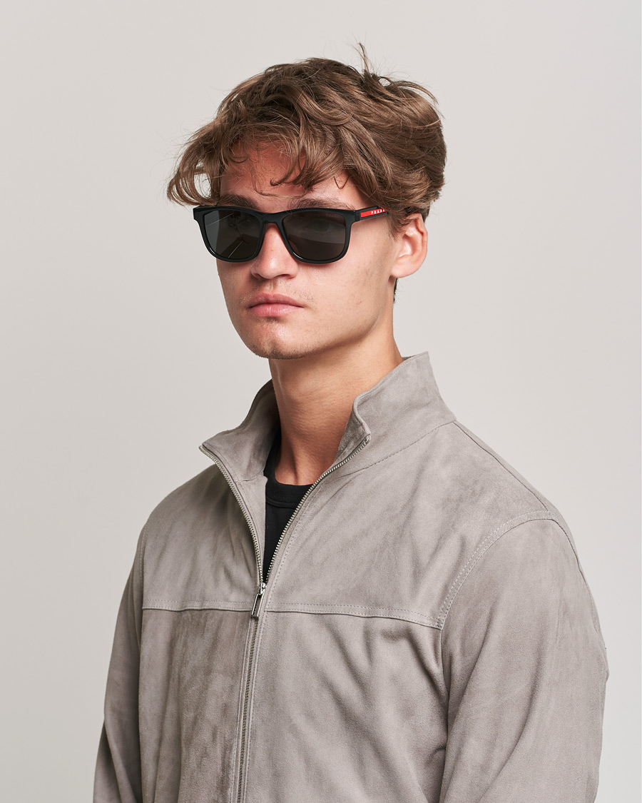 Uomini | Prada Linea Rossa 0PS 04XS Sunglasses Black | Prada Linea Rossa | 0PS 04XS Sunglasses Black