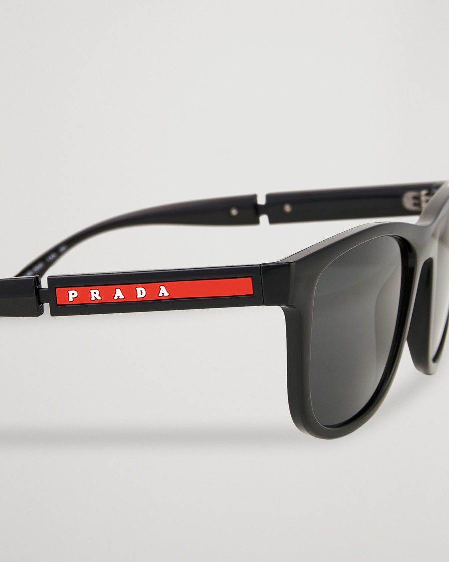 Uomini | Prada Linea Rossa 0PS 04XS Sunglasses Black | Prada Linea Rossa | 0PS 04XS Sunglasses Black