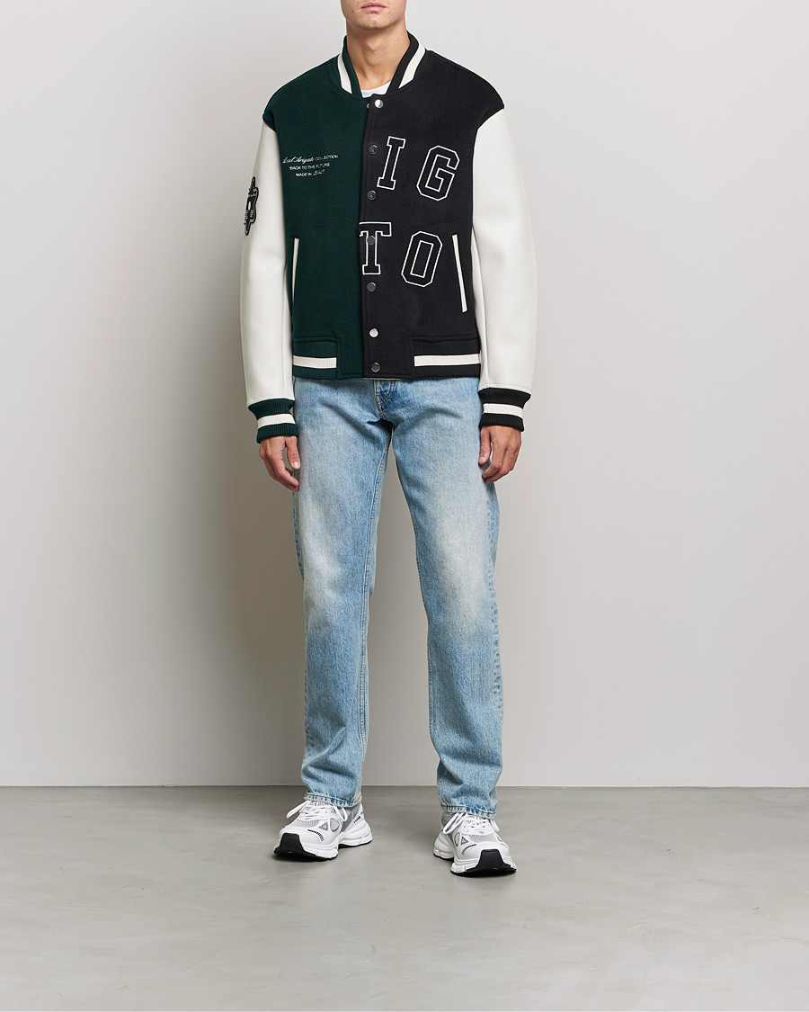 Uomini | Giacche | Axel Arigato | Offense Varsity Jacket College Green/Black