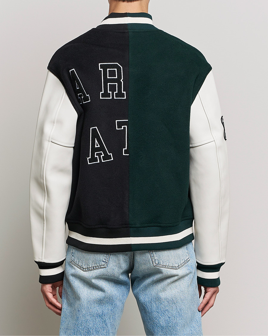 Uomini | Giacche | Axel Arigato | Offense Varsity Jacket College Green/Black