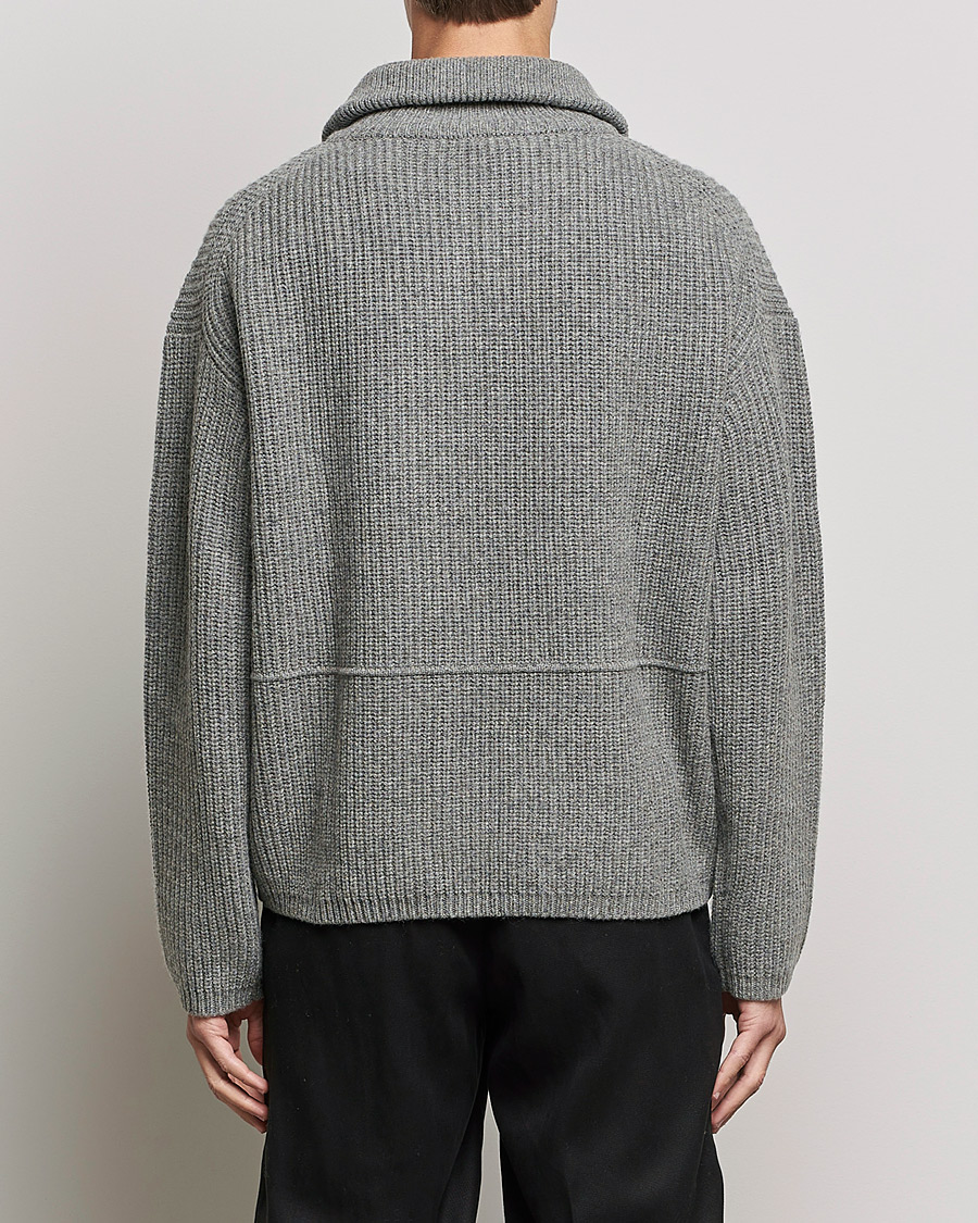 Uomini | Maglieria | Axel Arigato | Team Half Zip Sweater Grey