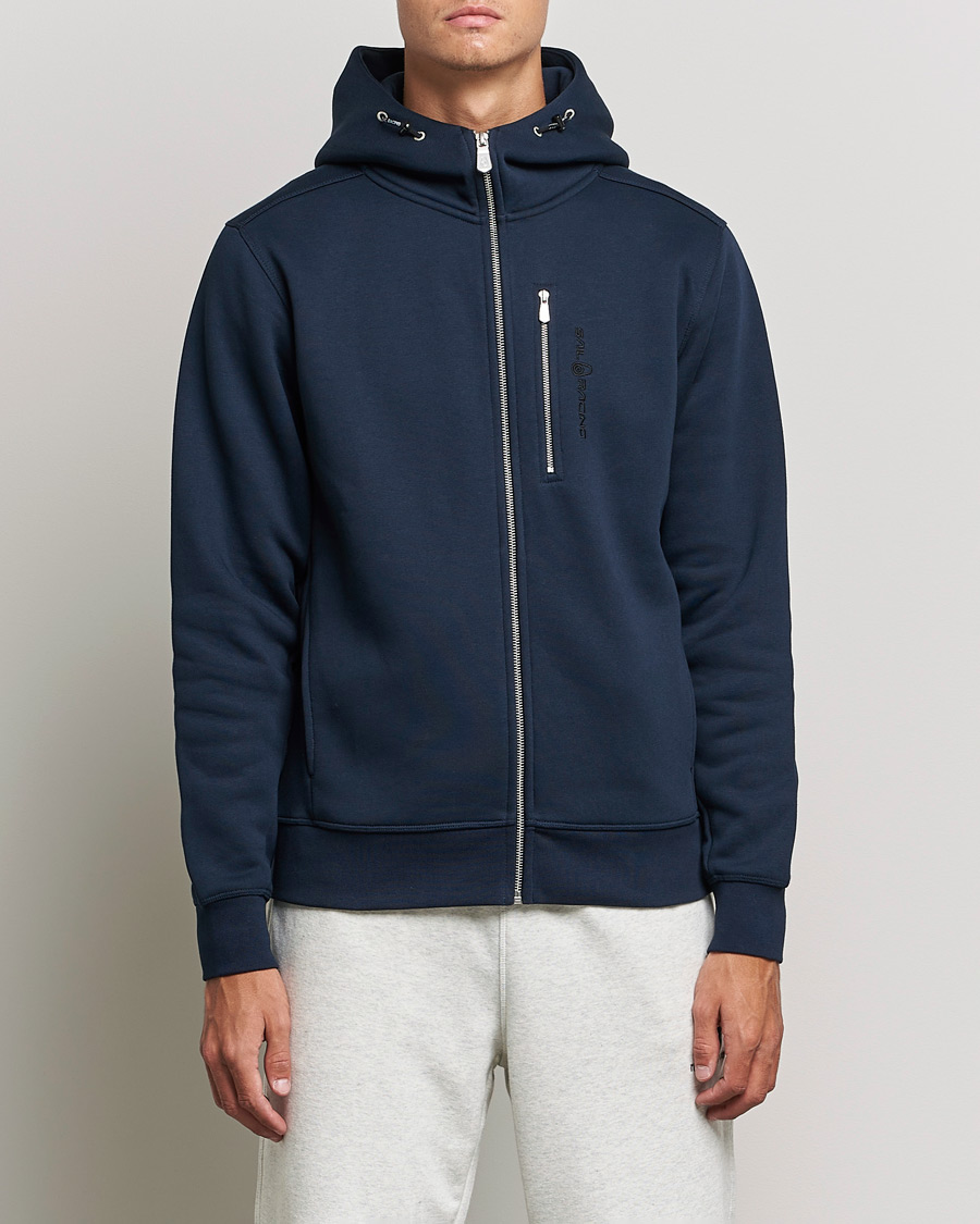 Uomini |  | Sail Racing | Bowman Full Zip Hoodie Dark Navy