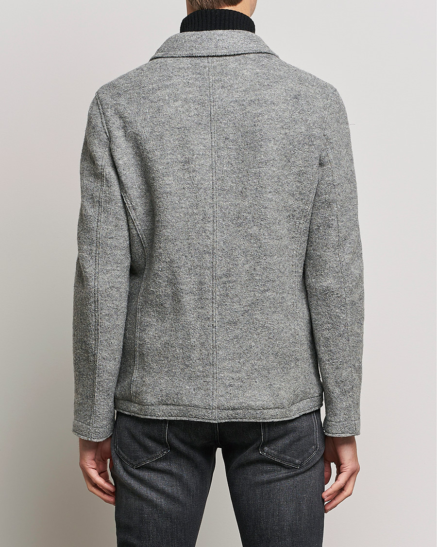 Uomini | Blazers | Tiger of Sweden | Gio Knitted Wool Blazer Light Grey