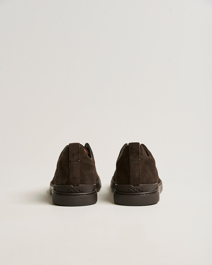 Uomini | Sneakers | Zegna | Triple Stitch Sneakers Full Brown Suede