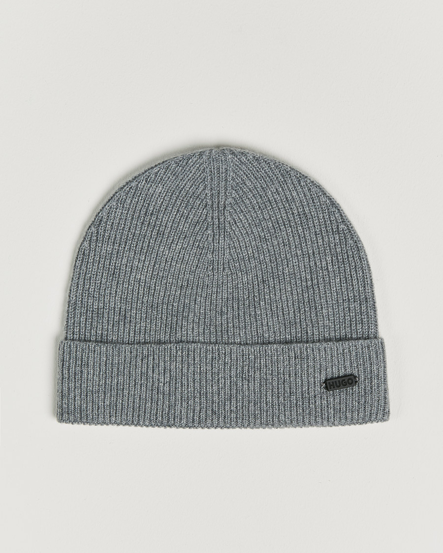 Uomini | HUGO Xamir Beanie Open Grey | HUGO | Xamir Beanie Open Grey