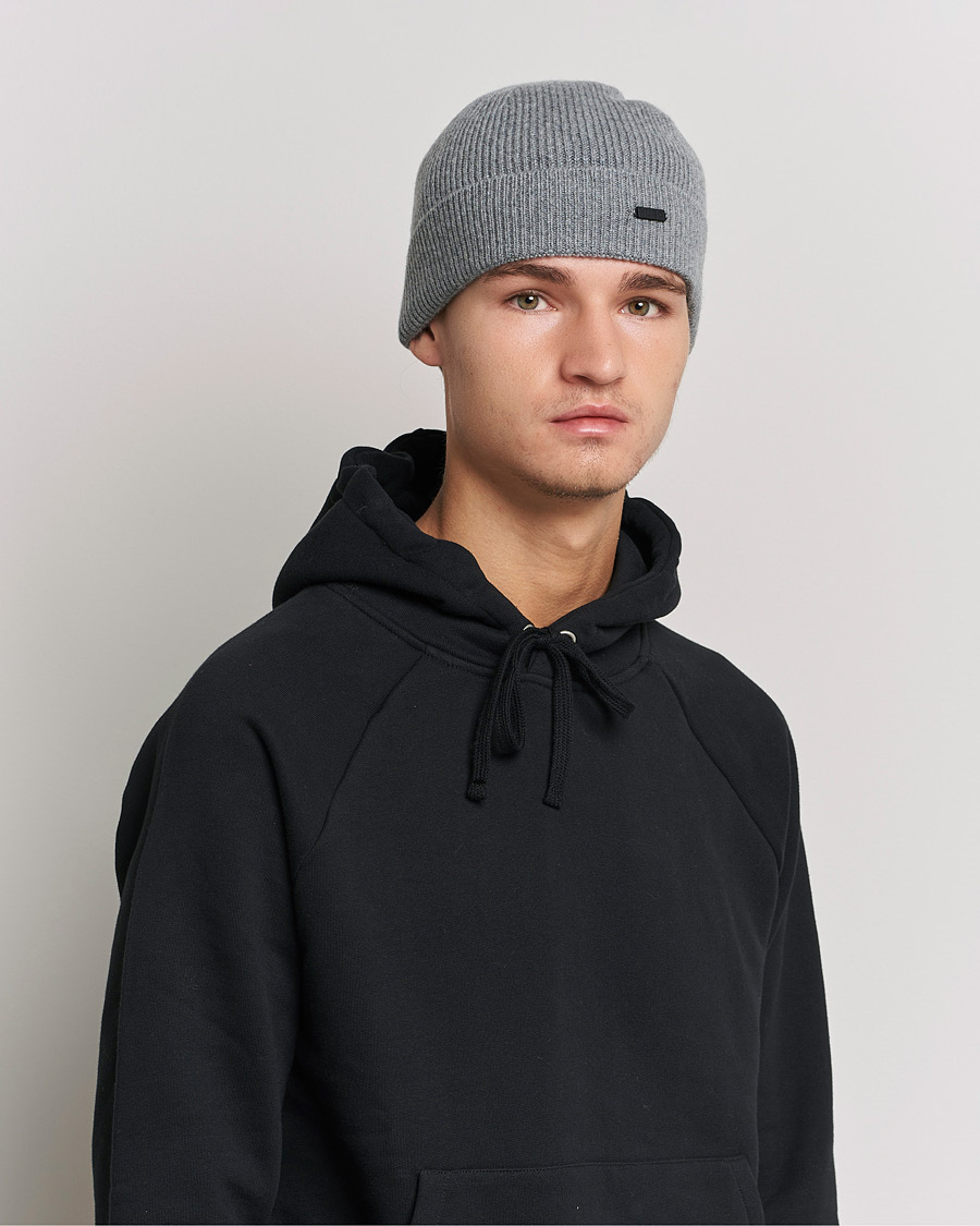 Uomini | HUGO Xamir Beanie Open Grey | HUGO | Xamir Beanie Open Grey