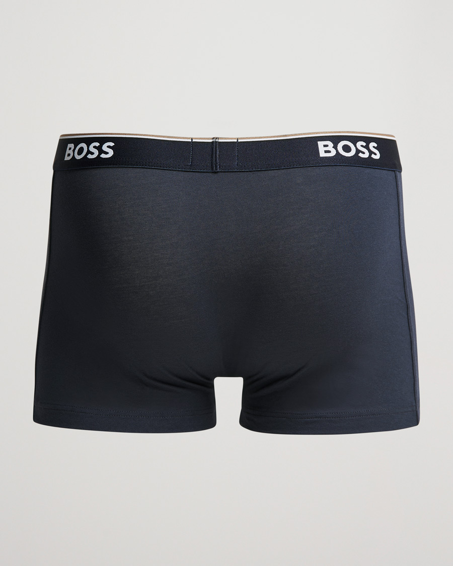 Uomini | Abbigliamento | BOSS BLACK | 3-Pack Trunk Boxer Shorts Open Blue