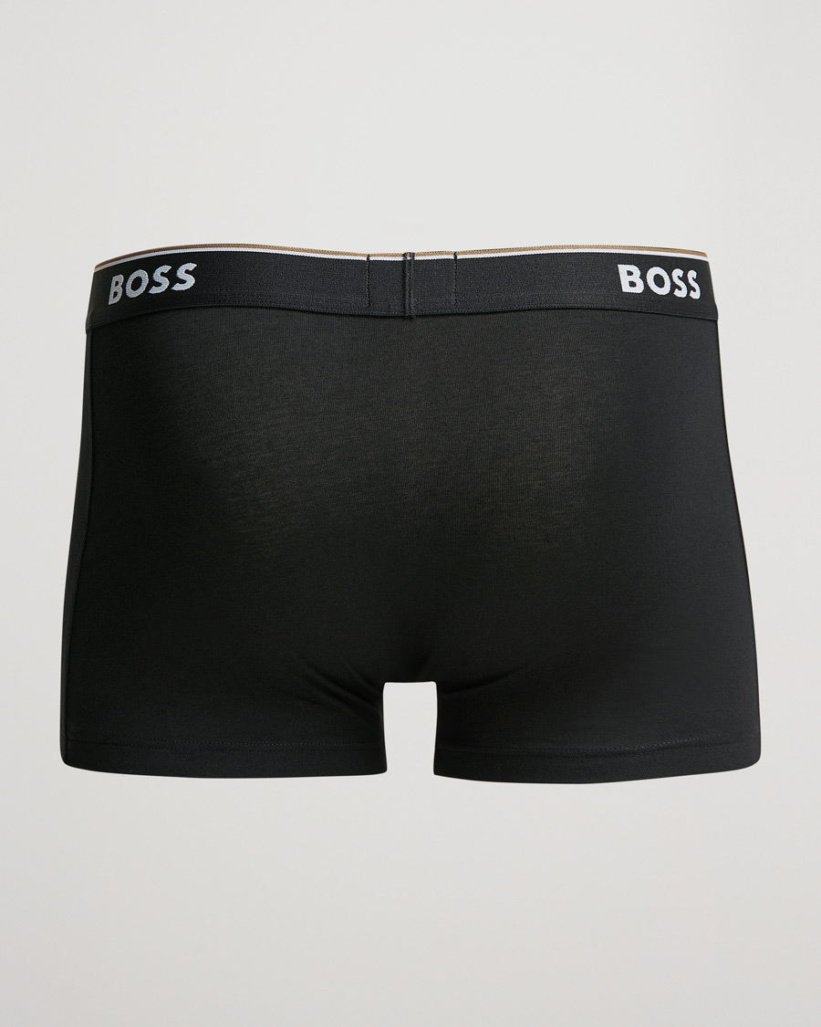 Uomini |  | BOSS BLACK | 3-Pack Trunk Boxer Shorts White/Grey/Black