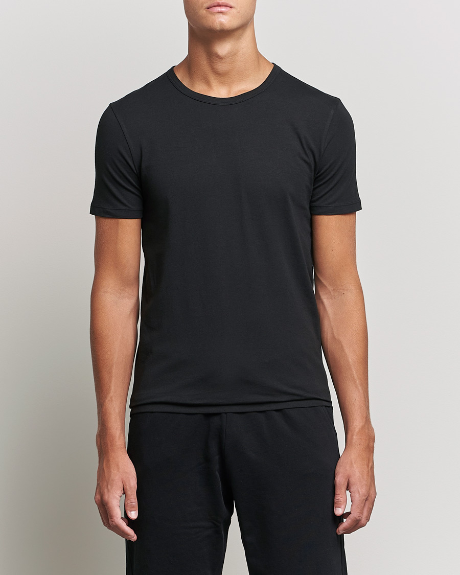 Uomini | Alla produkter | BOSS BLACK | 2-Pack Crew Neck Slim Fit T-Shirt Black