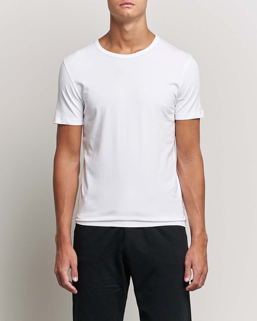 Uomini | Alla produkter | BOSS BLACK | 2-Pack Crew Neck Slim Fit T-Shirt White