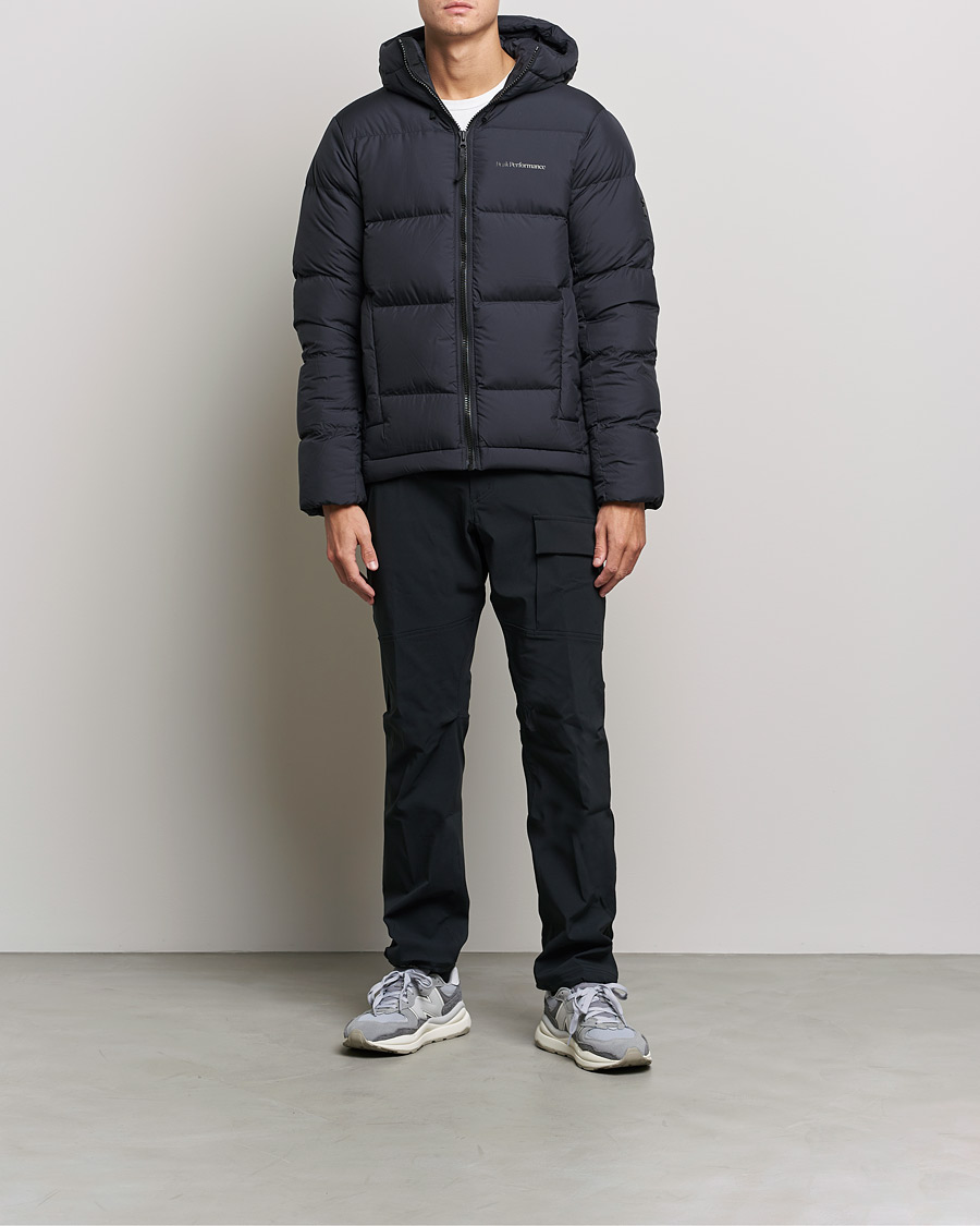 Uomini | Giacche | Peak Performance | Rivel Down Hooded Jacket Black