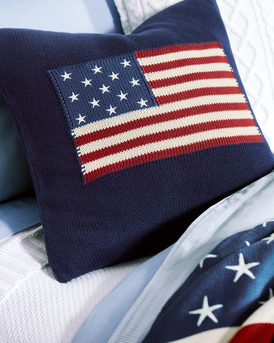 Uomini | Casa | Ralph Lauren Home | RL Flag 50x50 cm Throw Pillow Navy