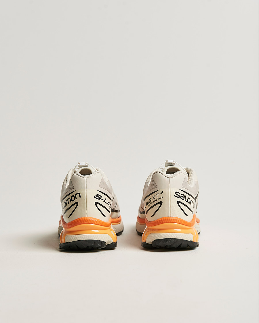 Uomini | Salomon XT-6 Running Sneakers Beige/Orange | Salomon | XT-6 Running Sneakers Beige/Orange