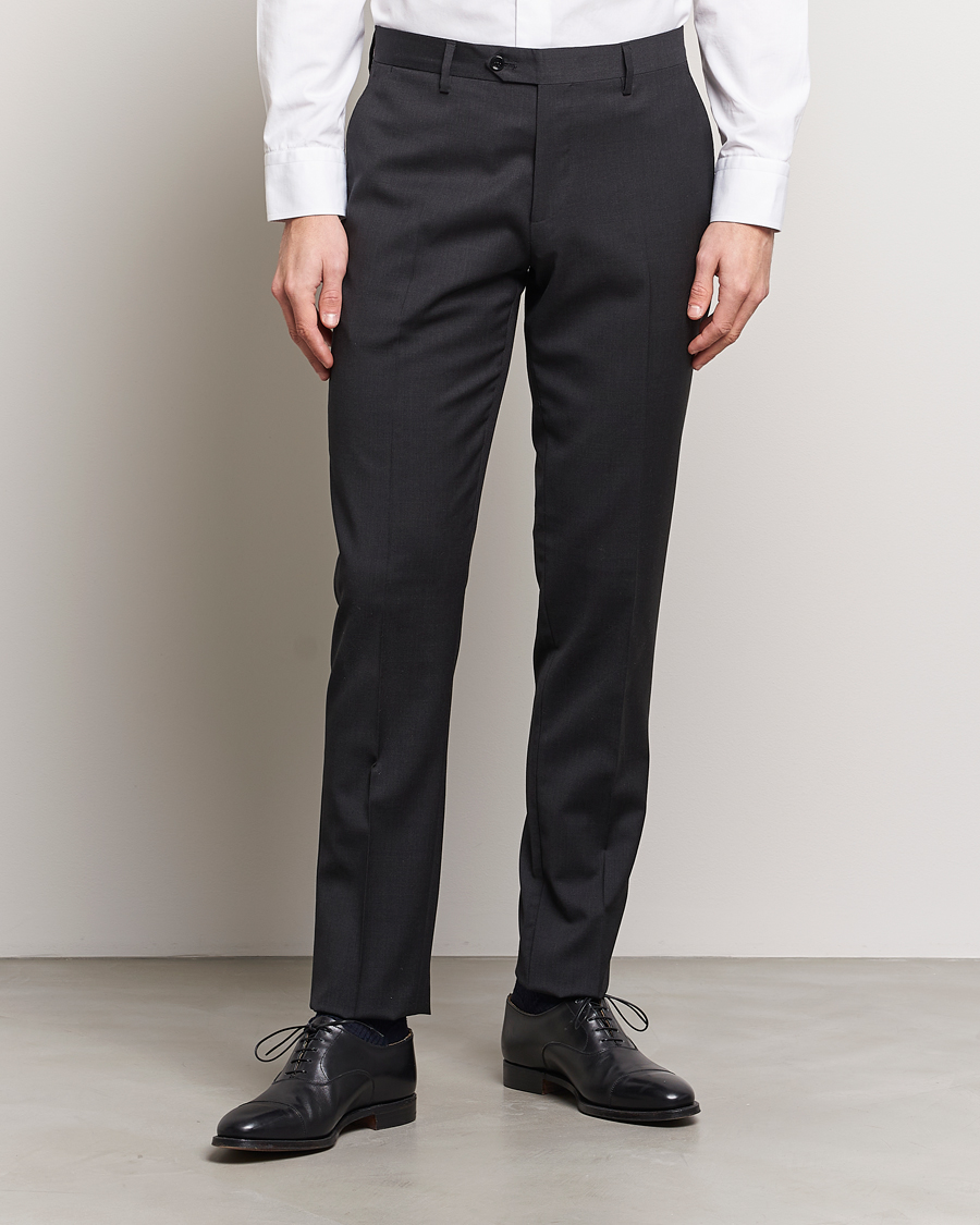 Uomini | Pantaloni della tuta | Lardini | Wool Trousers Grey