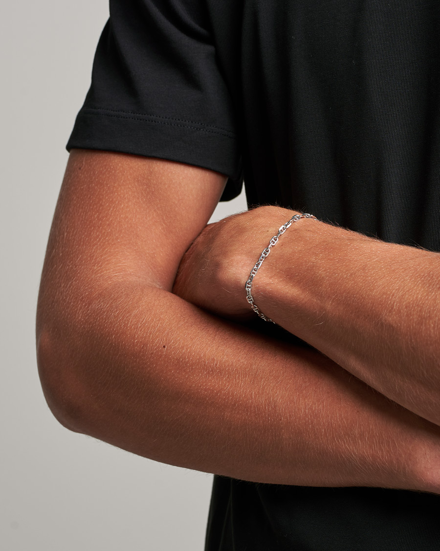 Uomini | Tom Wood | Tom Wood | Cable Bracelet Silver