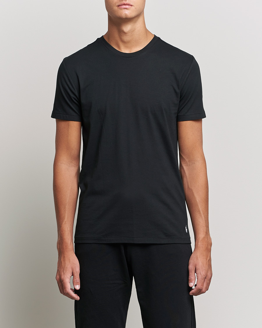 Uomini | World of Ralph Lauren | Polo Ralph Lauren | 3-Pack Crew Neck T-Shirt Black