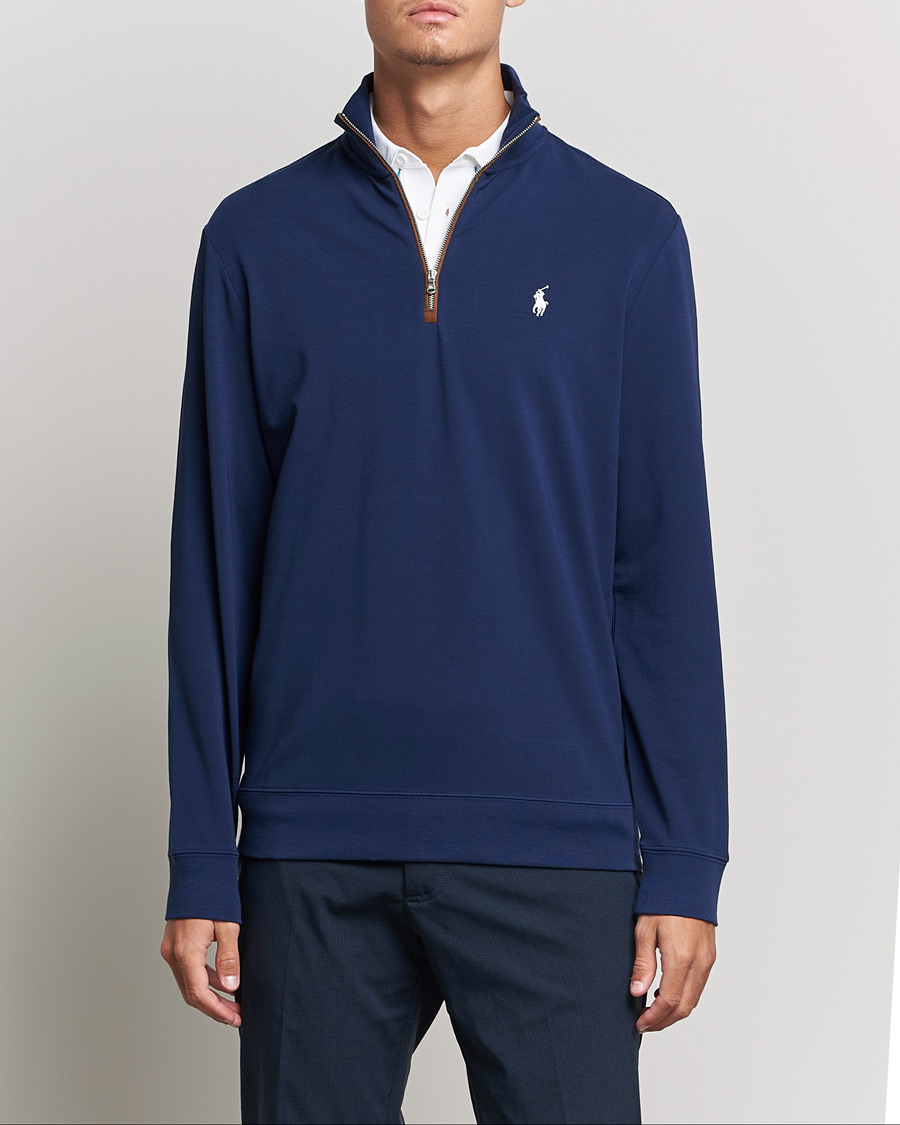 Uomini | Abbigliamento | Polo Ralph Lauren Golf | Terry Jersey Half Zip Sweater Refined Navy