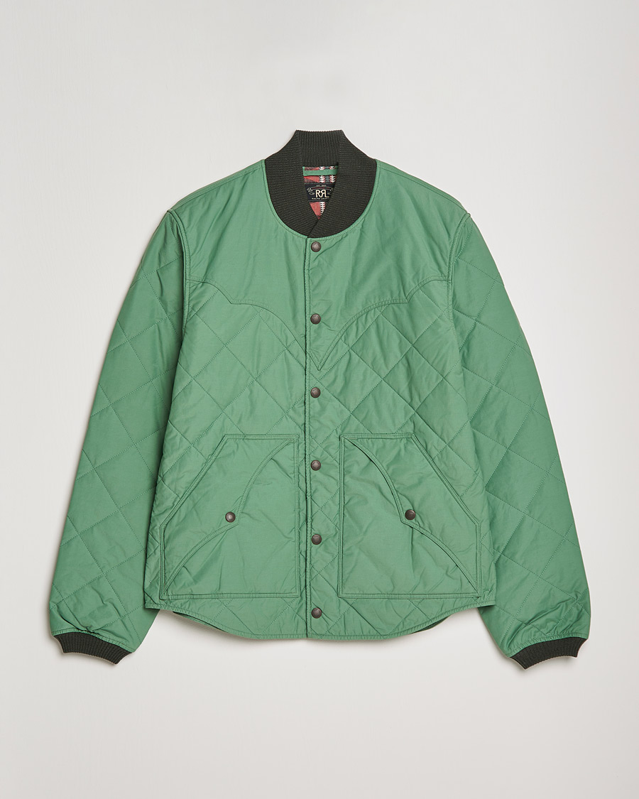 Uomini | Giacche | RRL | Helston Quilted Jacket Vintage Turquoise