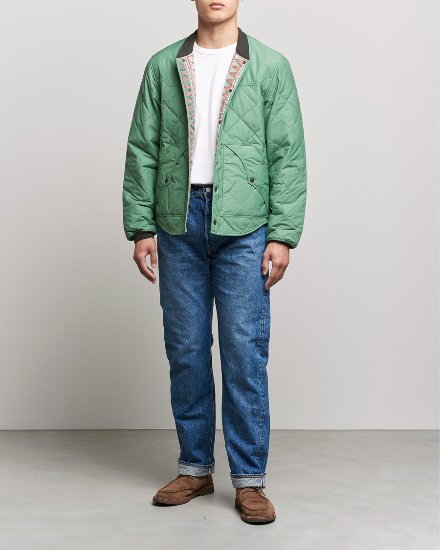 Uomini | Giacche | RRL | Helston Quilted Jacket Vintage Turquoise