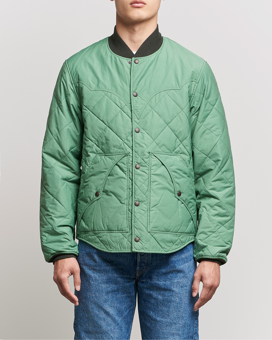 Uomini | Giacche | RRL | Helston Quilted Jacket Vintage Turquoise