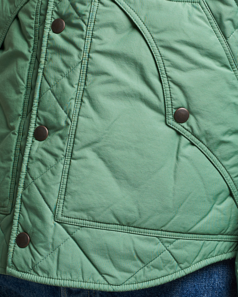Uomini | Giacche | RRL | Helston Quilted Jacket Vintage Turquoise