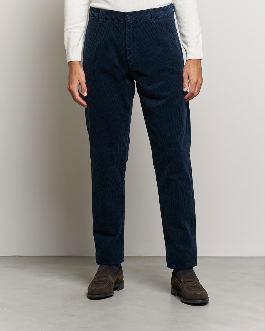 Uomini | Aspesi | Aspesi | Corduroy Pants Navy