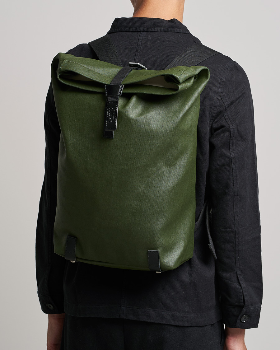 Uomini | Borse | Brooks England | Pickwick Cotton Canvas 26L Backpack Forest