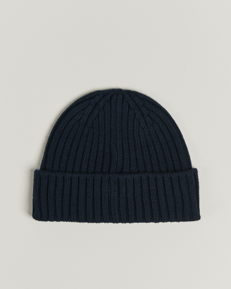 Uomini | Belstaff Watch Wool Beanie Dark Navy | Belstaff | Watch Wool Beanie Dark Navy