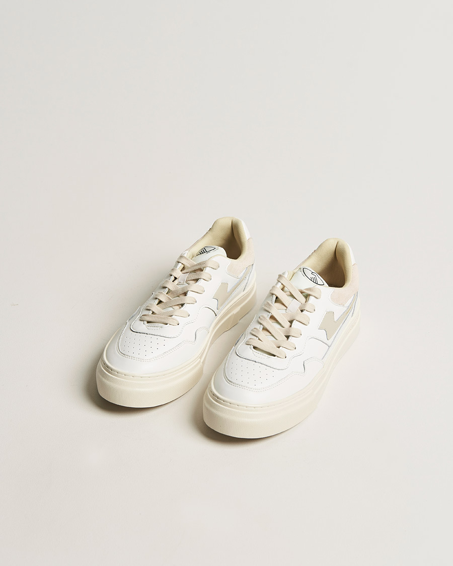 Uomini | Stepney Workers Club | Stepney Workers Club | Pearl S-Strike Leather Sneaker White Putty