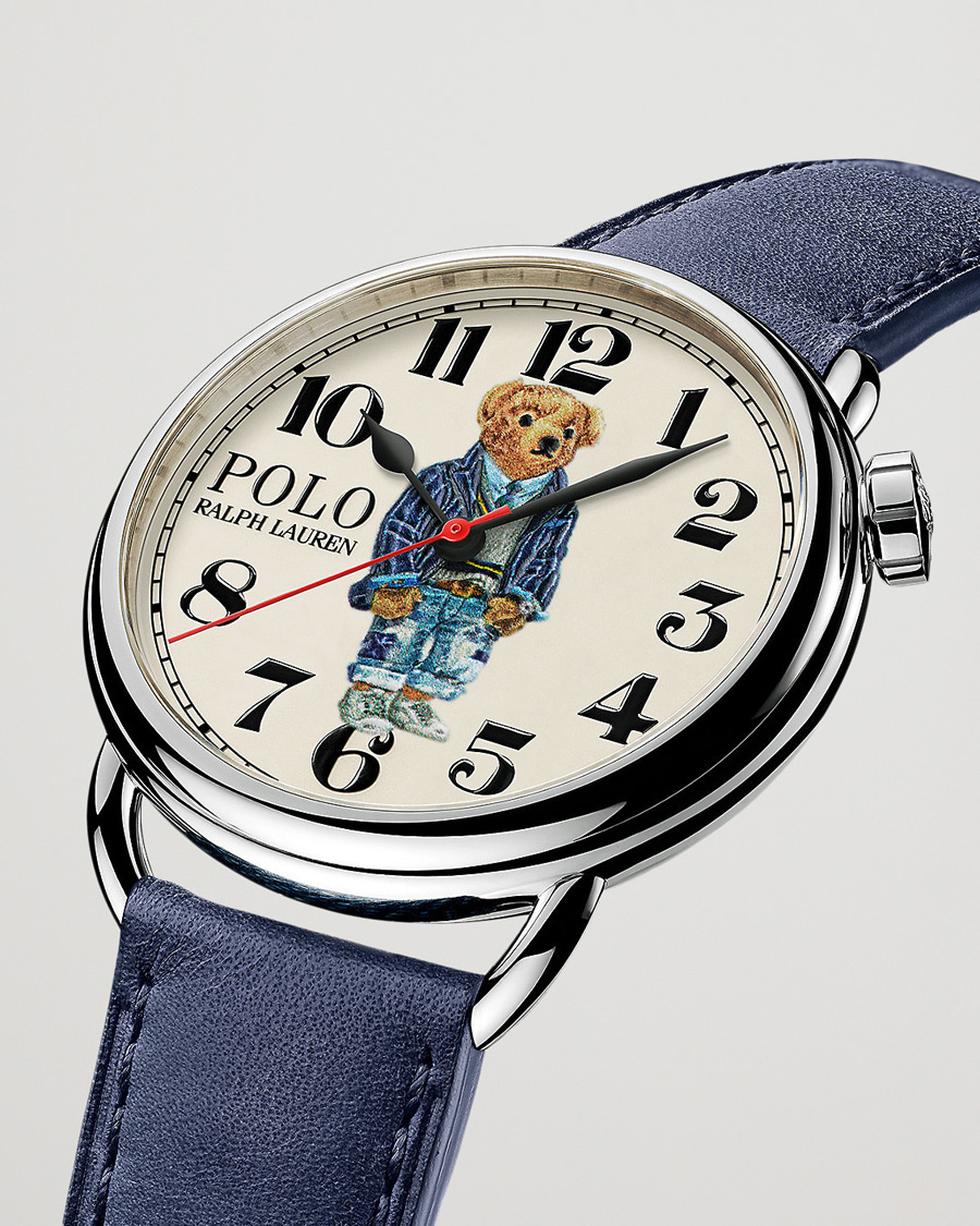 Uomini | Fine watches | Polo Ralph Lauren | 42mm Automatic Cricket Bear White Dial 