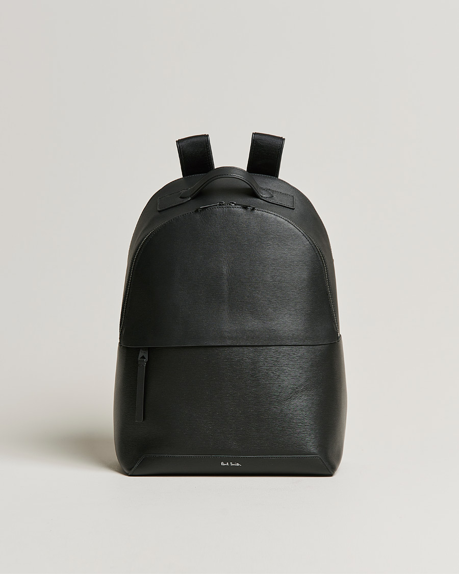 Uomini | Paul Smith Leather Backpack Black | Paul Smith | Leather Backpack Black