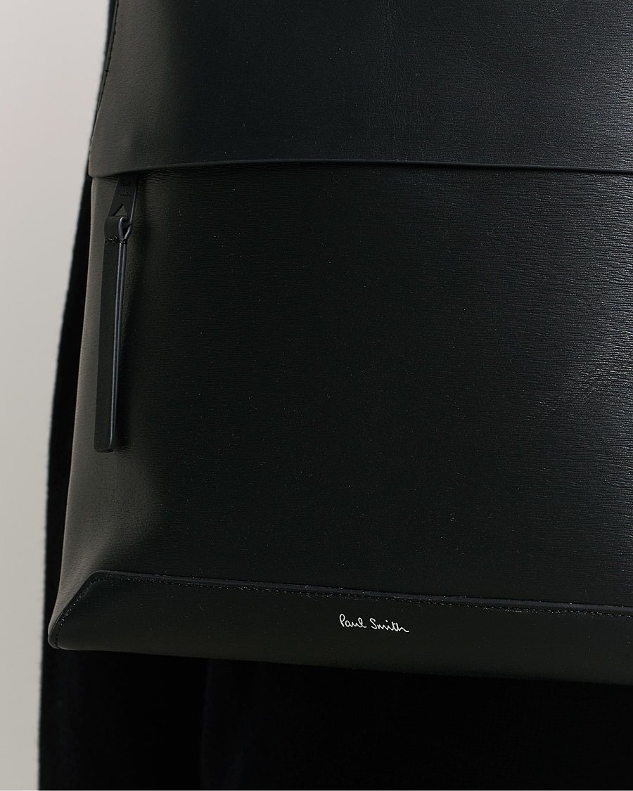 Uomini | Paul Smith Leather Backpack Black | Paul Smith | Leather Backpack Black