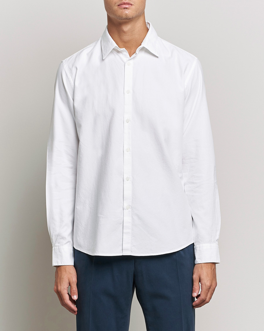 Uomini | Reparti | Sunspel | Casual Oxford Shirt White