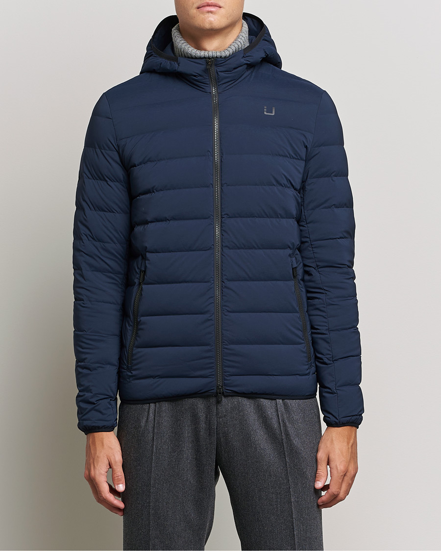 Uomini | Business & Beyond | UBR | Sonic Delta Hooded Jacket Navy