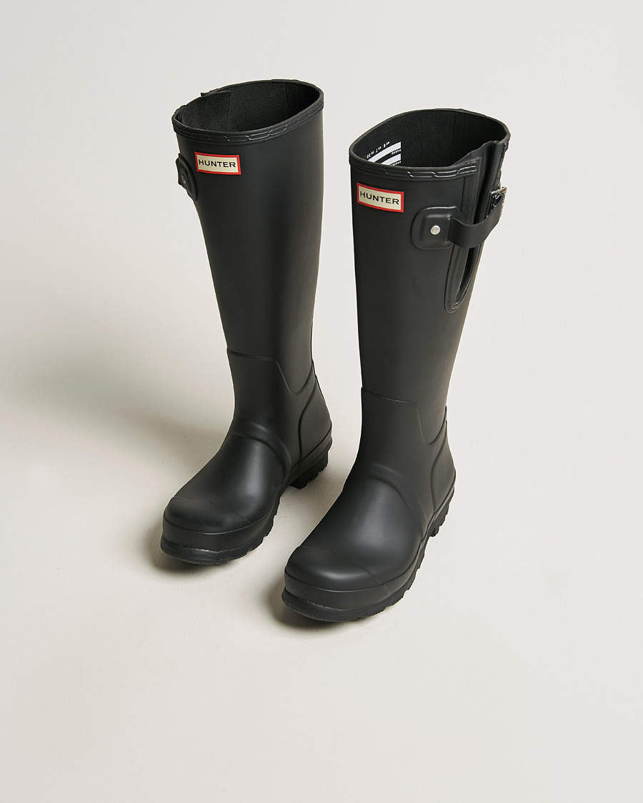 Uomini | Hunter Boots | Hunter Boots | Hunter Original Tall Side Adjustable Boot Black