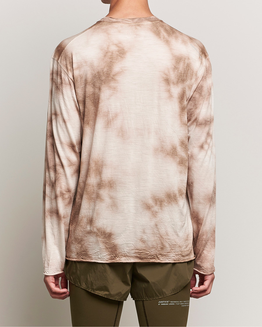 Uomini | T-shirt | Satisfy | CloudMerino Long Sleeve T-Shirt Thrush Batik