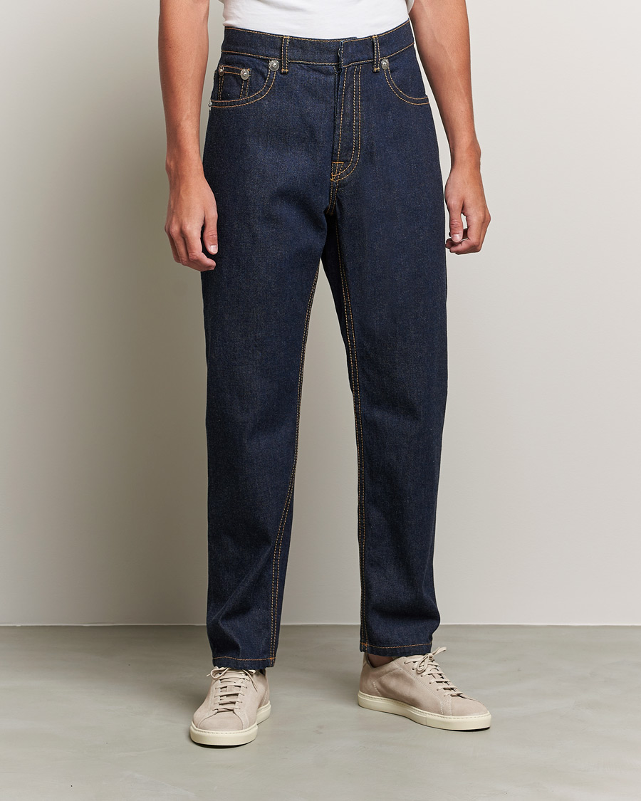 Uomini | Jeans | Lanvin | Tapered Jeans Navy Blue
