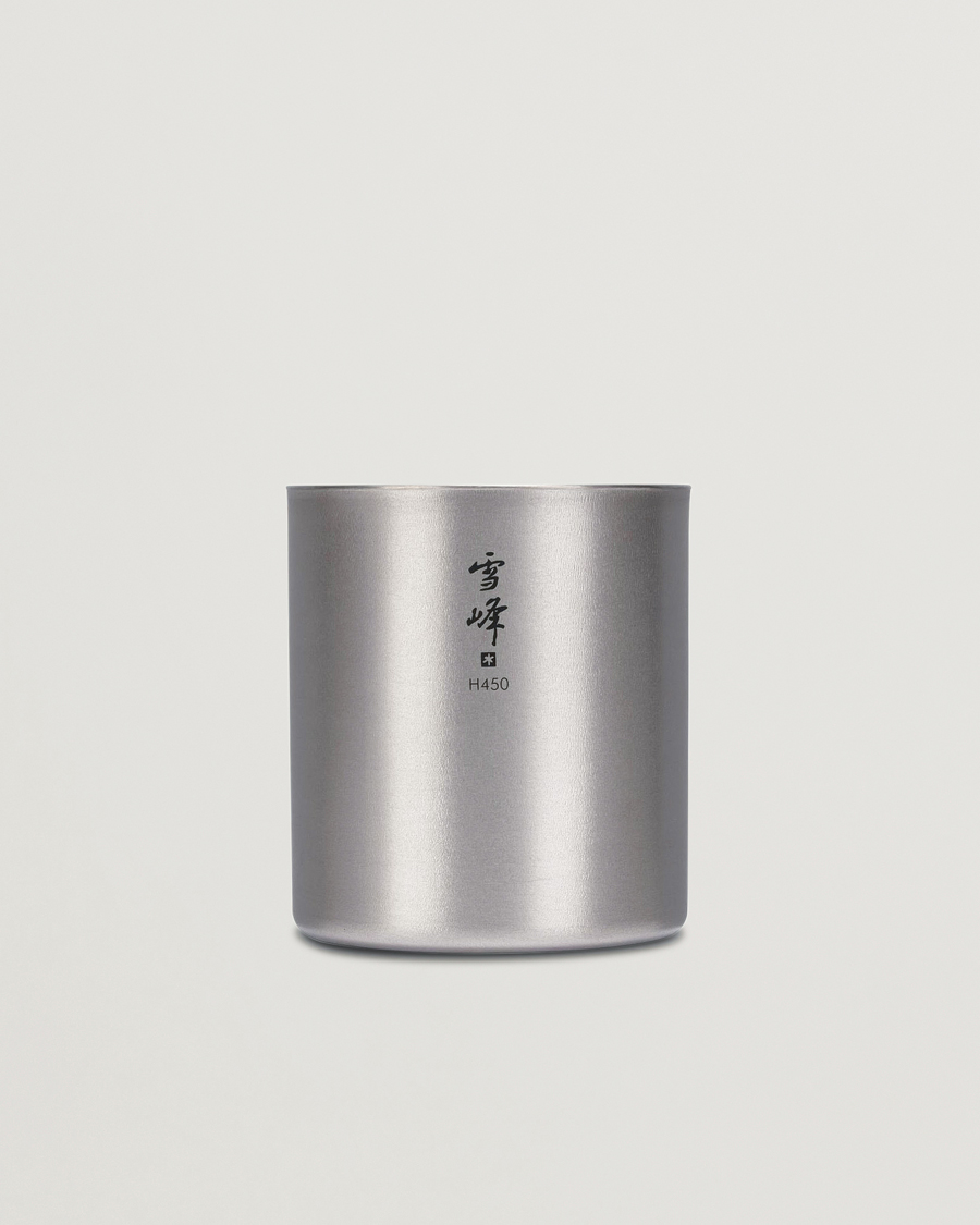 Uomini |  | Snow Peak | Double Wall Stacking Mug 450 Titanium