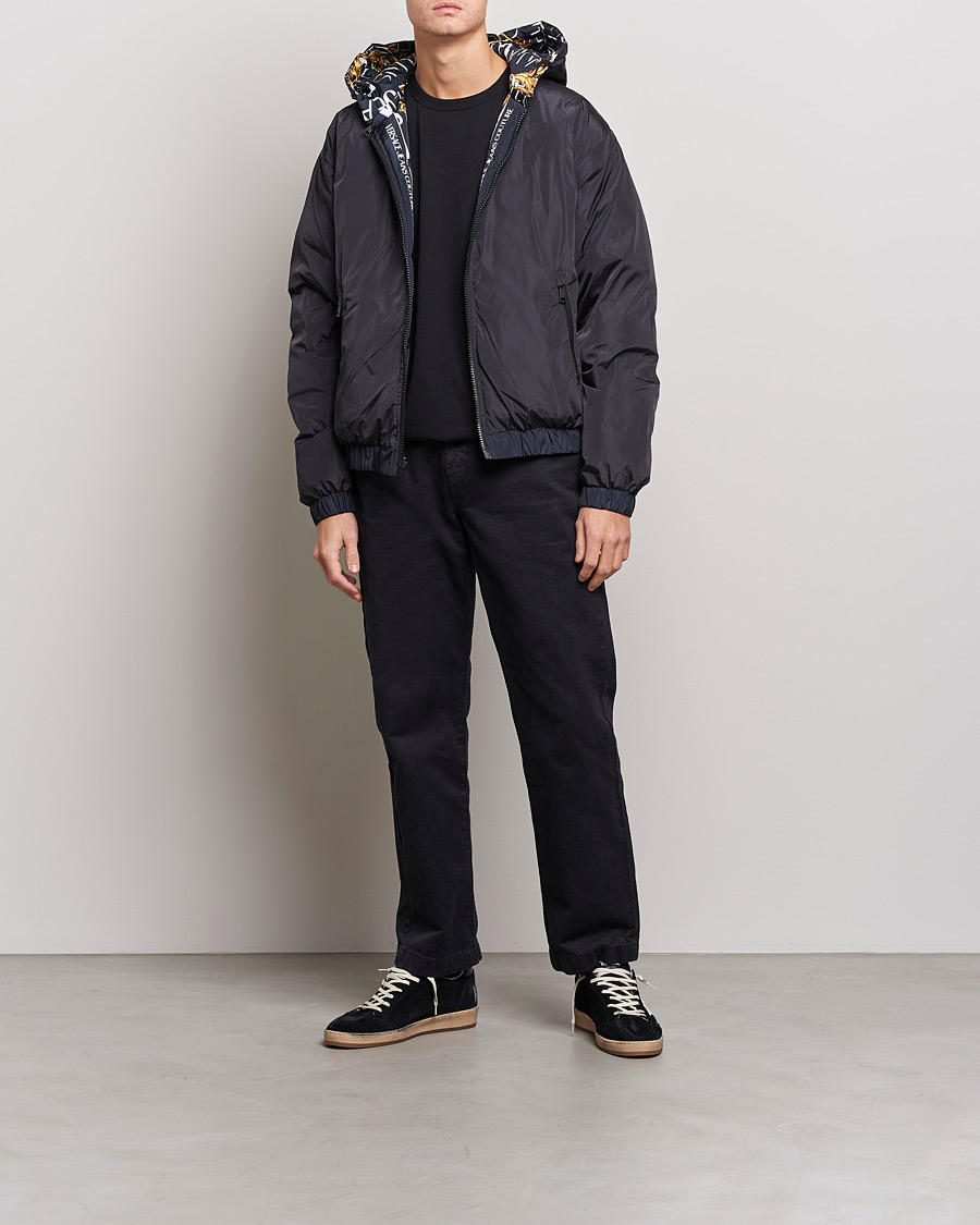 Uomini | Giacche | Versace Jeans Couture | Reversible Bomber Jacket Black