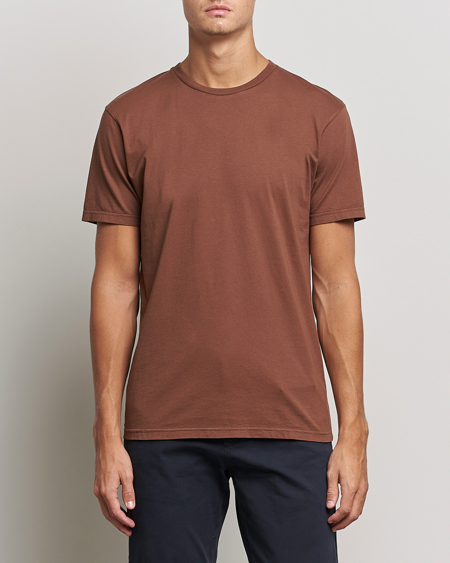 Uomini | Reparti | Colorful Standard | Classic Organic T-Shirt Cinnamon Brown